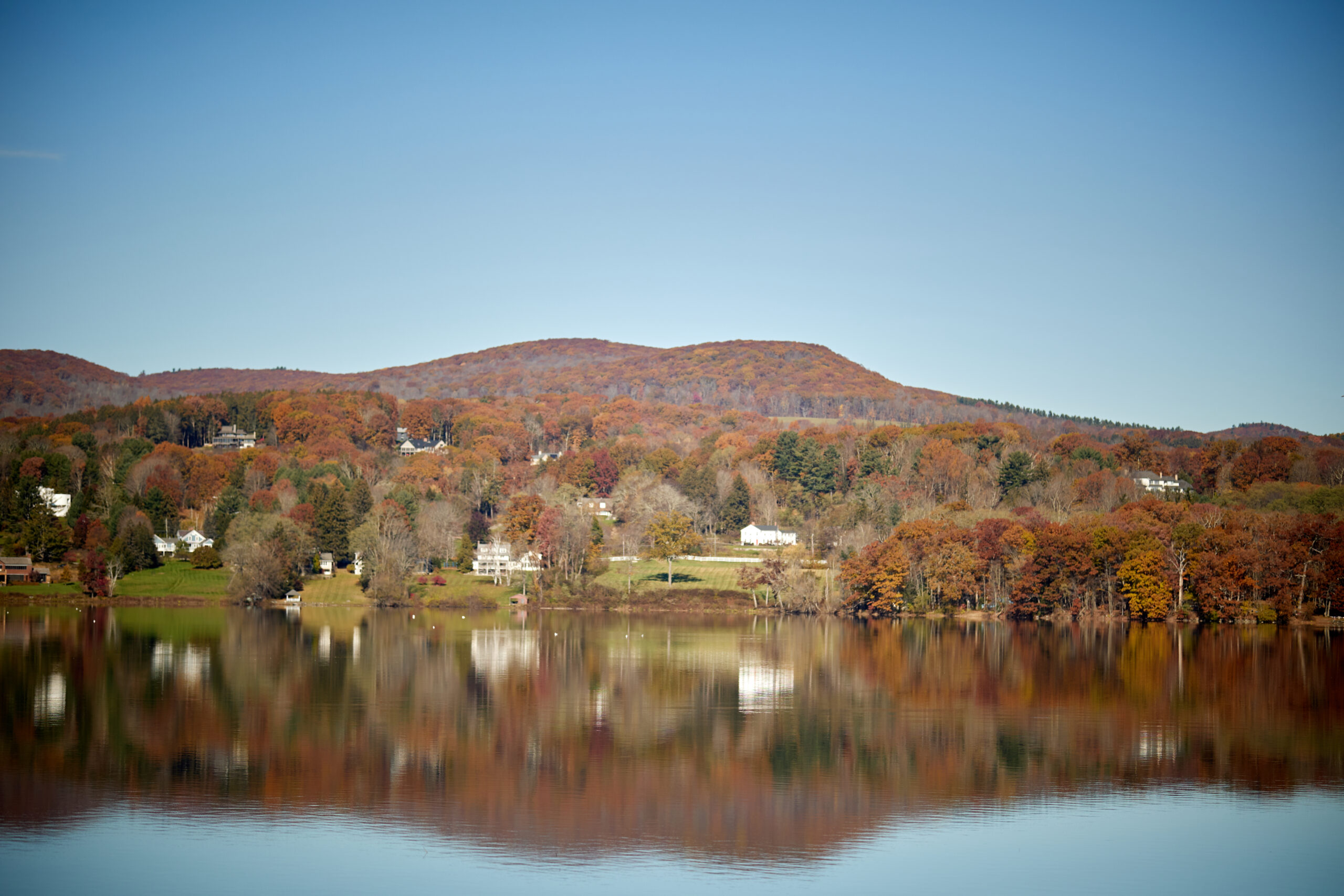 The view of the lake captured with the Zeiss Otus 100mm 1.4.