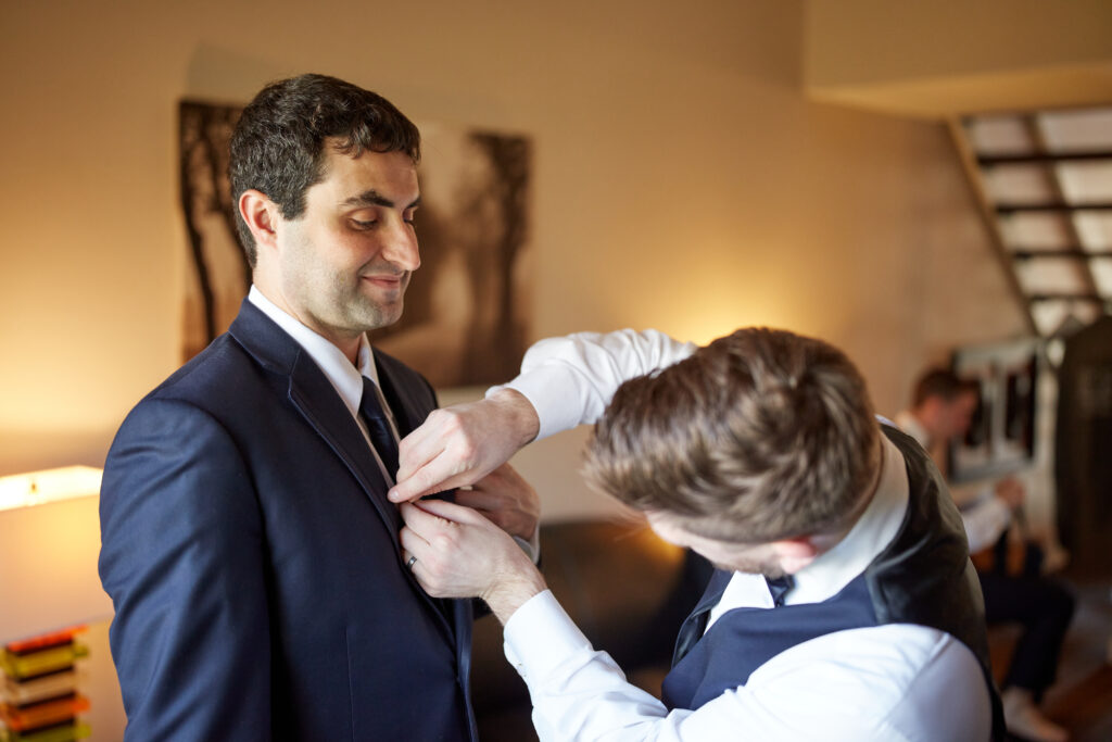 groom preparation