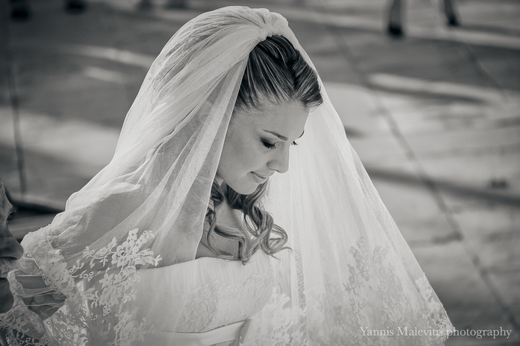 Photographing a wedding with a 200mm lens I feel closer to what the couple feels. 