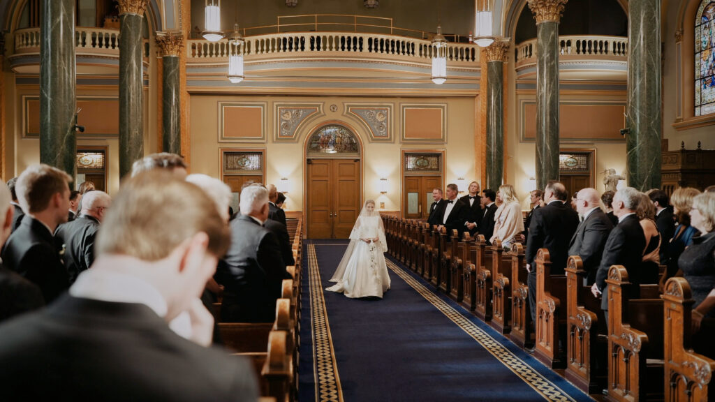 Catholic ceremony at St Jean Baptist in NYC