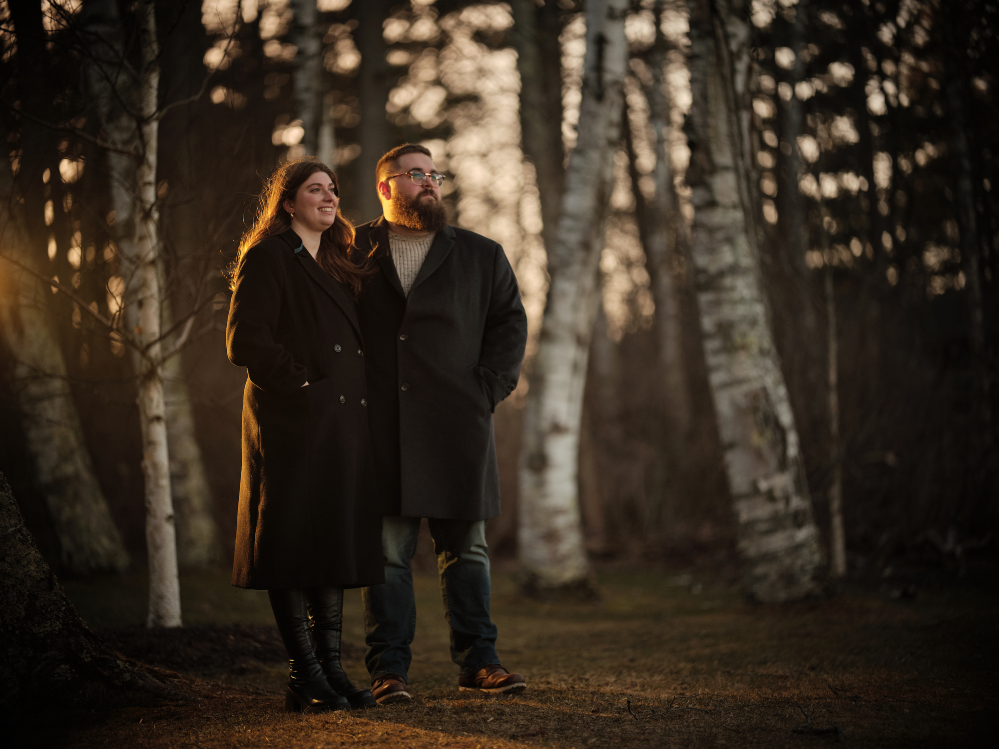 Intimate engagement photo shoot