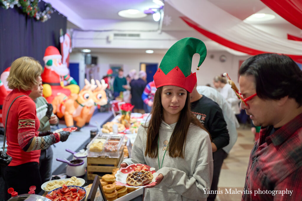 Photographing a school event