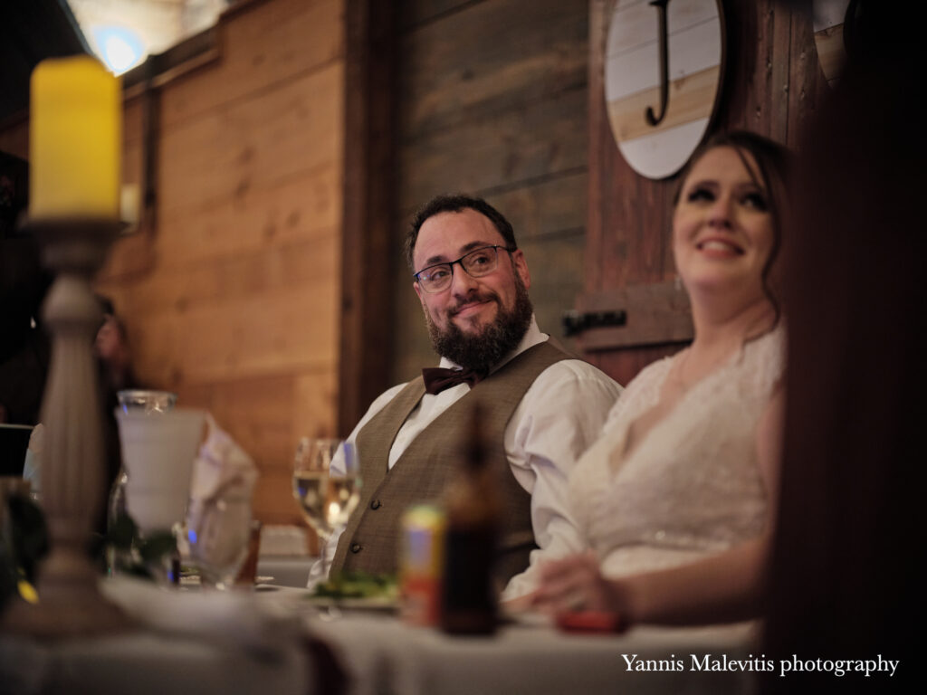 Photographing wedding speeches