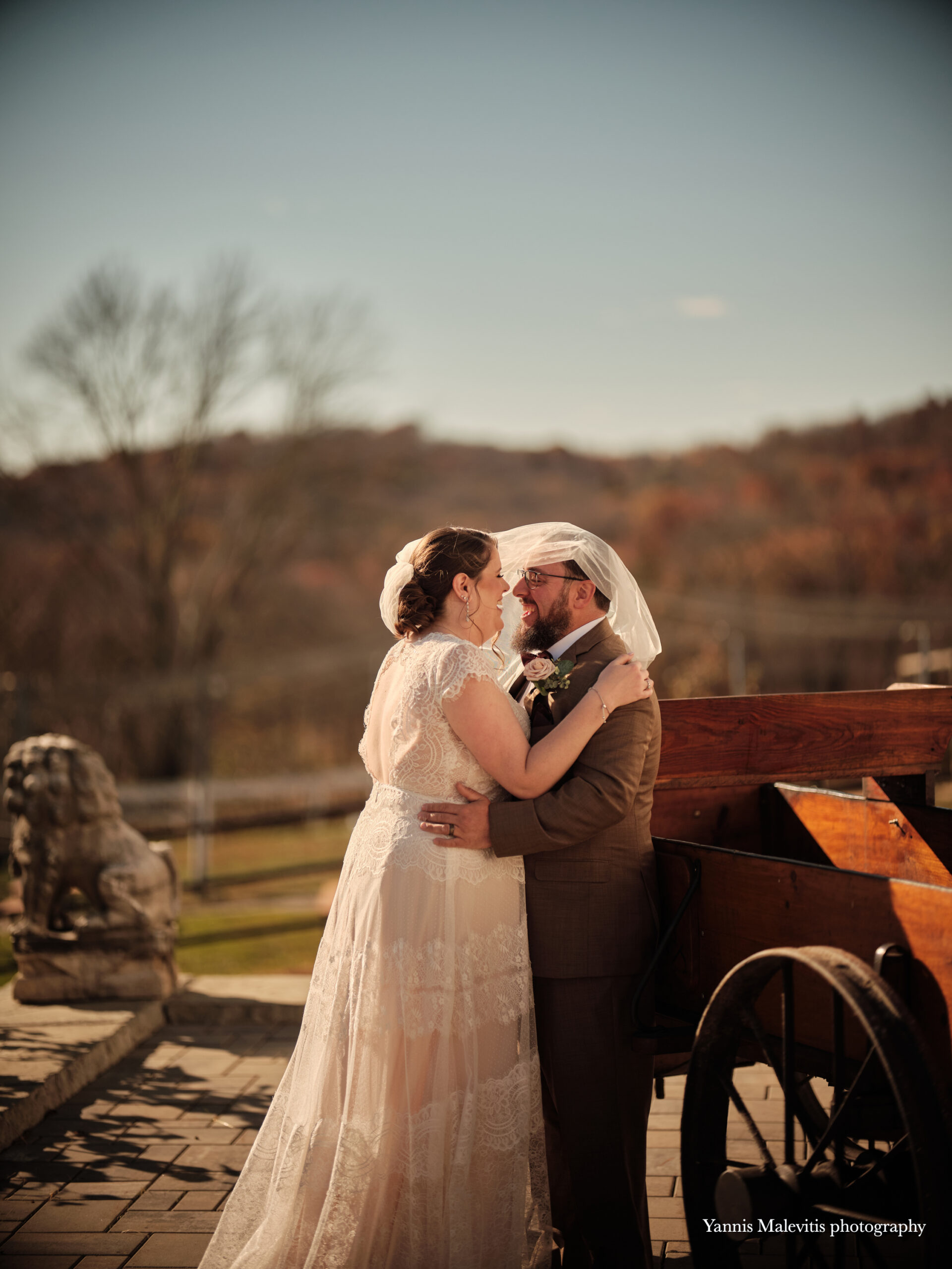 Medium format camera during a wedding day