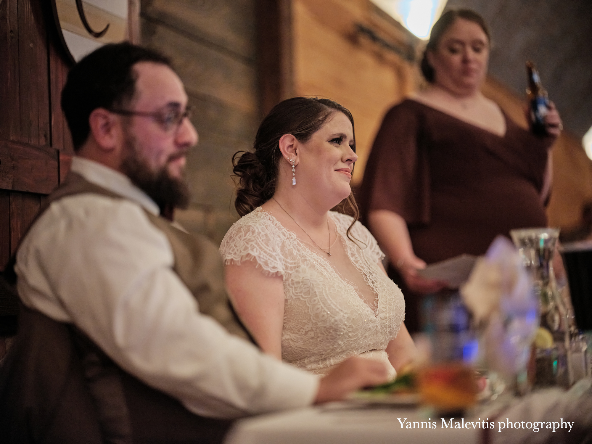 Photographing wedding speeches