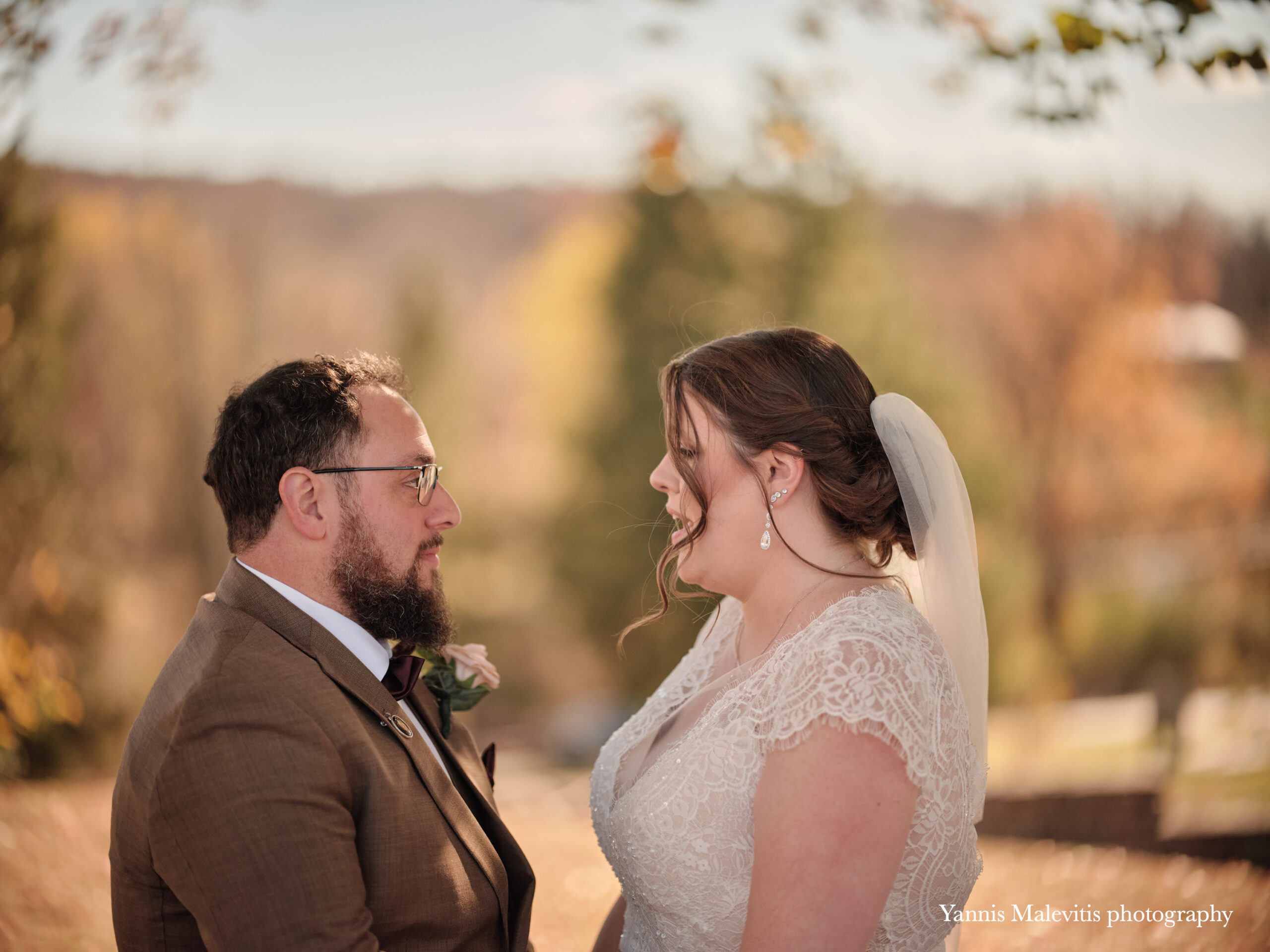 Medium format camera during a wedding day