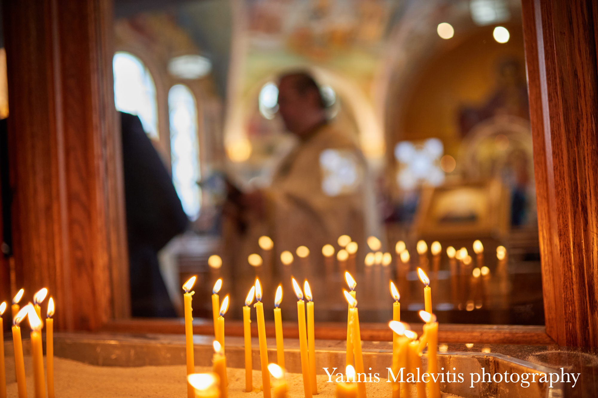 Candid moments of a baptism