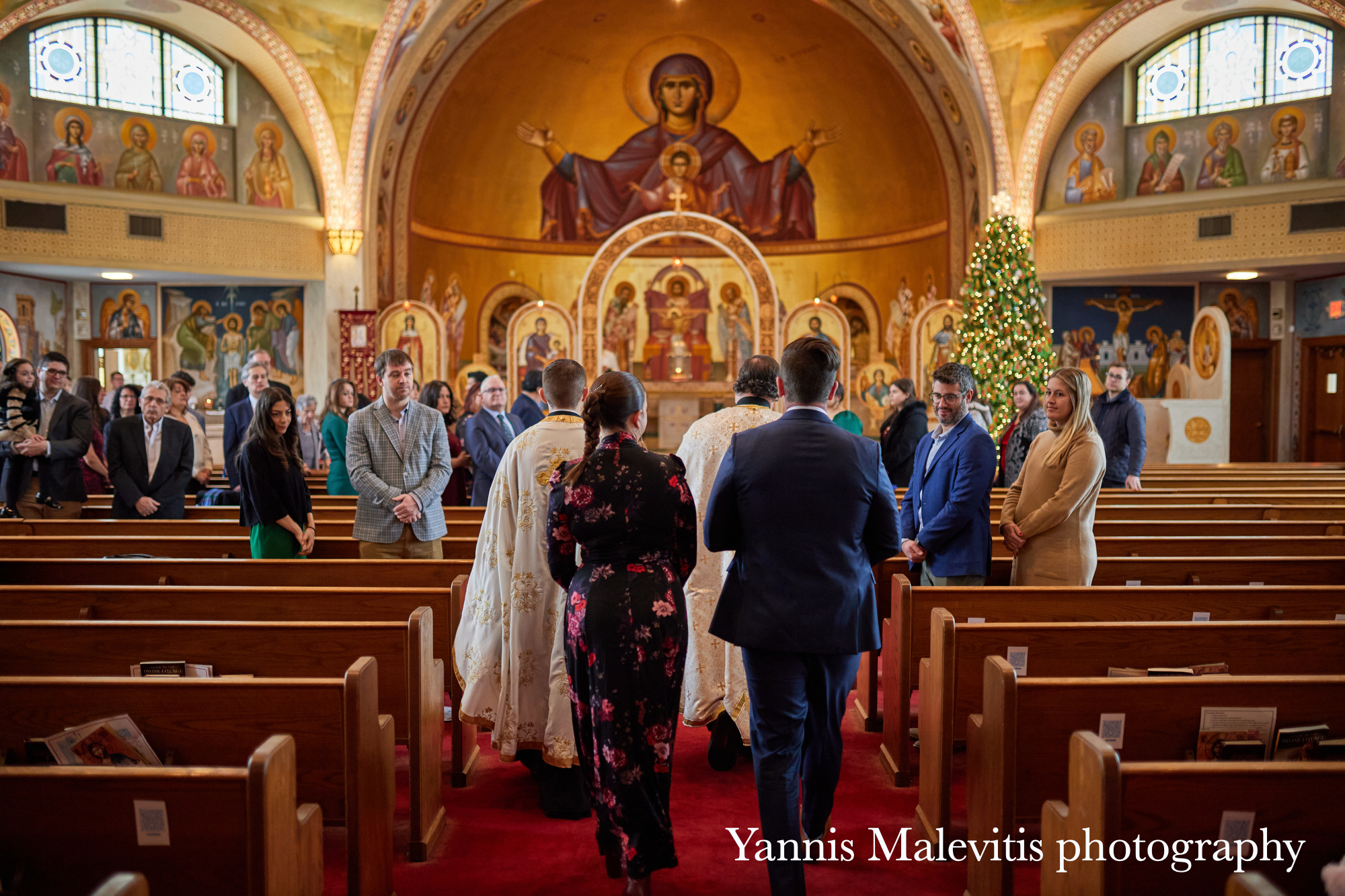 Candid moments of a baptism