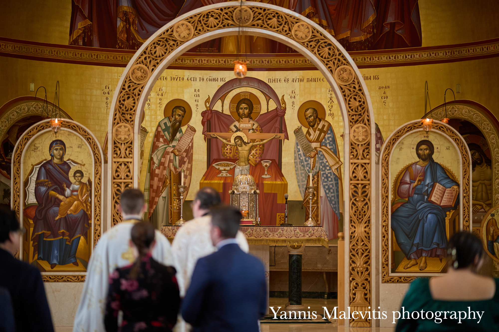 Candid moments of a baptism