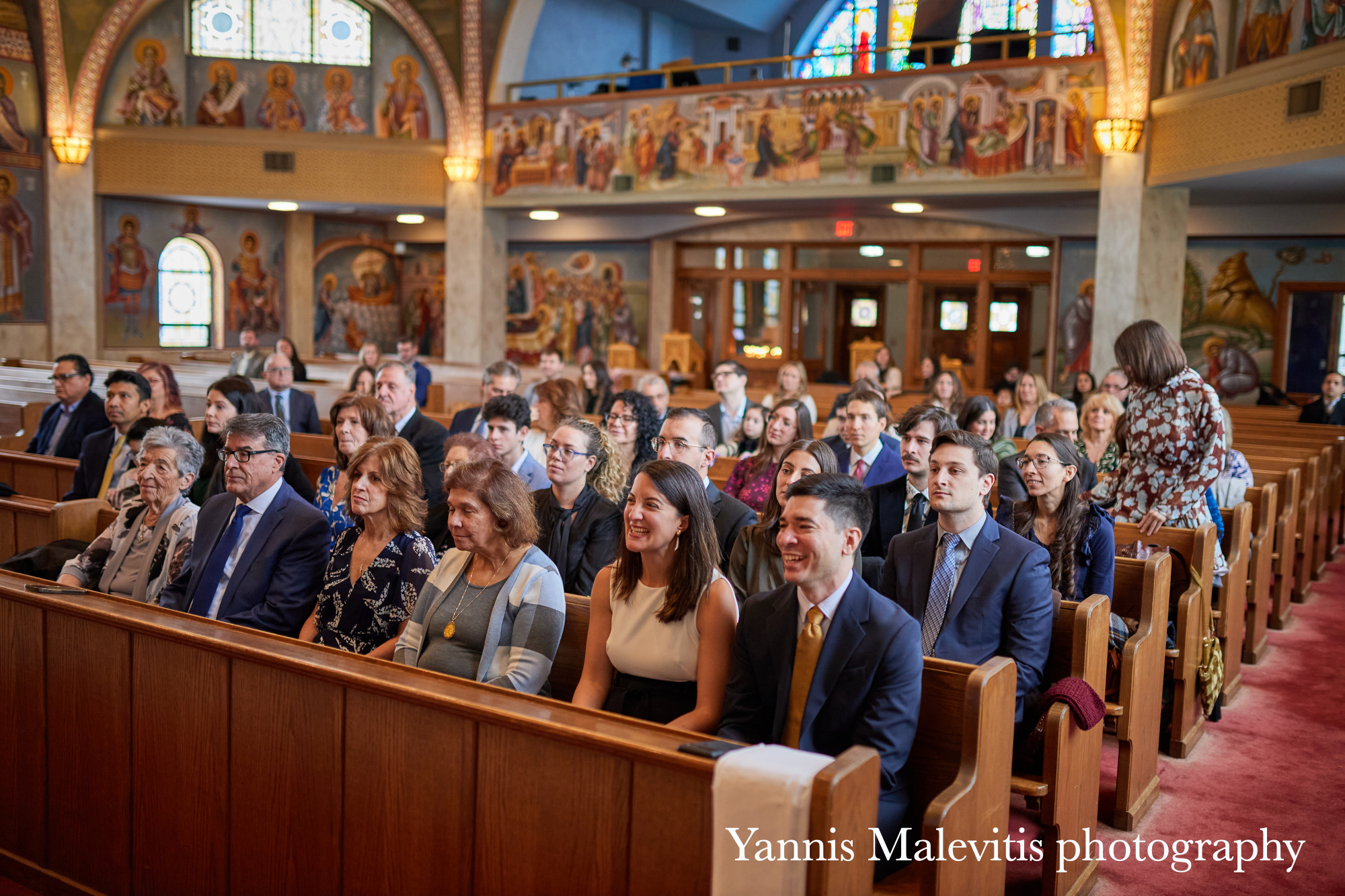 Candid moments of a baptism