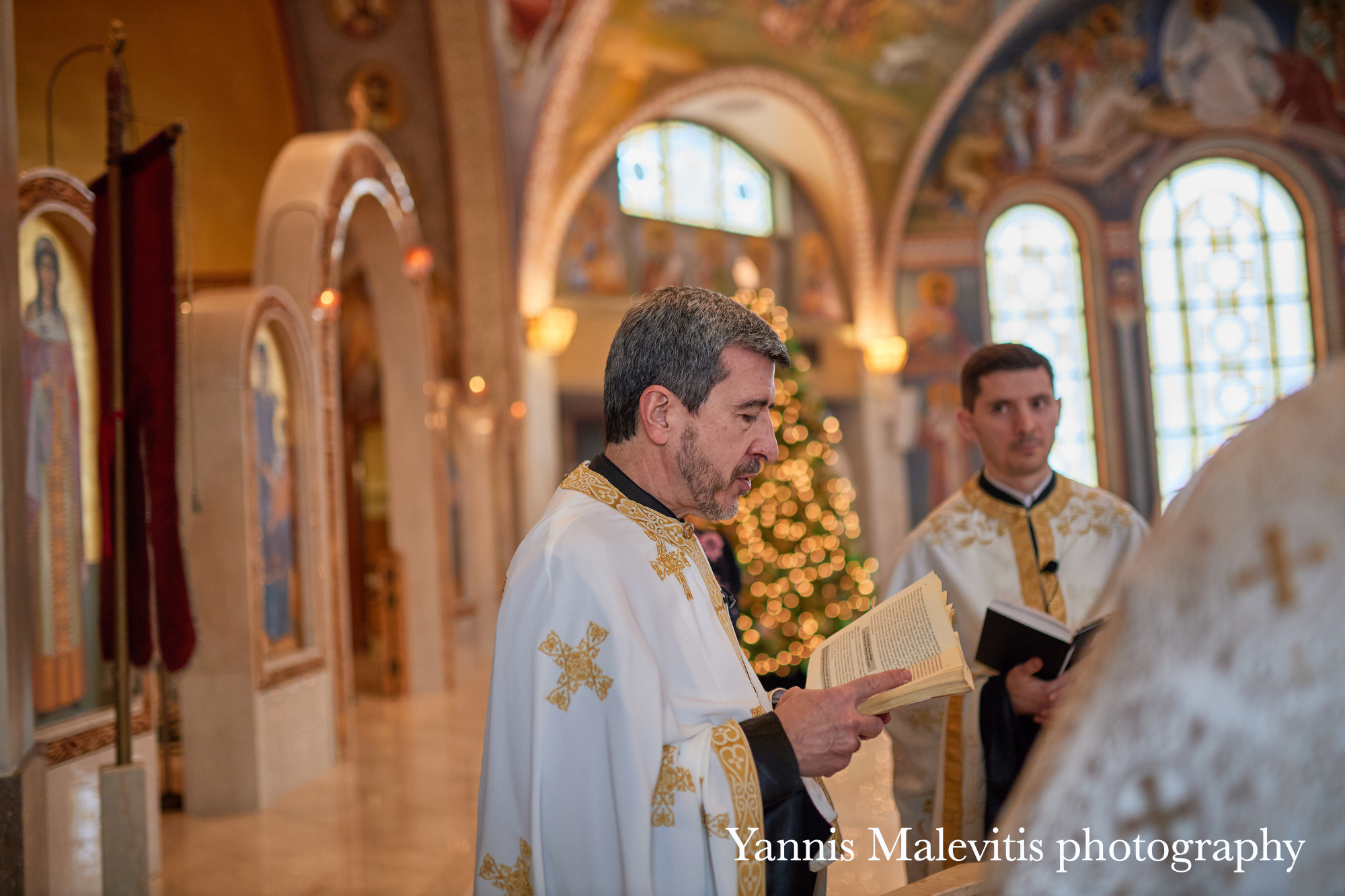 Candid moments of a baptism