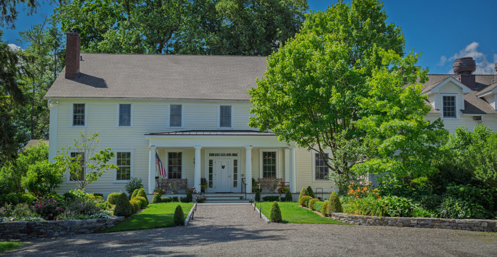 Front entrance of Mashomack estate in Pine Plains, New York